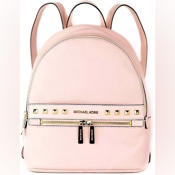 MICHAEL KORS KENLY MEDIUM BACKPACK IN BLUSH PINK - Picture 1 of 8